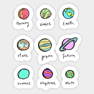 Planets Pack Sticker